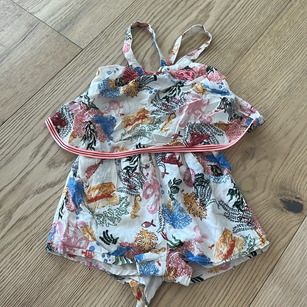 Tommy Bahama Sea-life Romper 3T